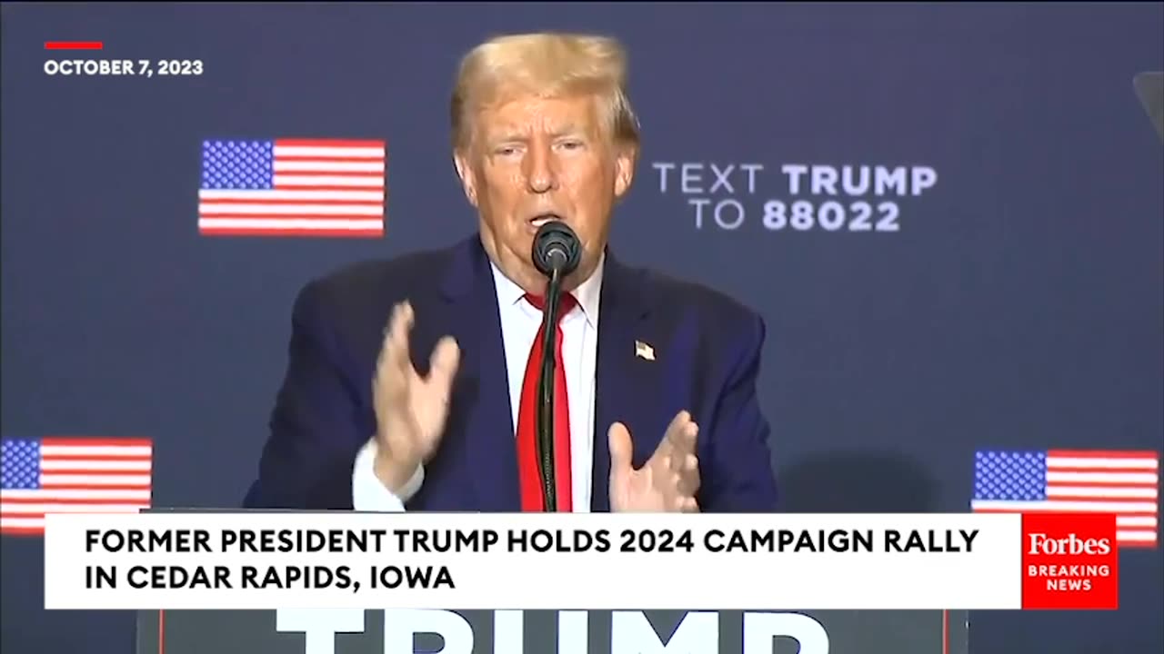 'When People Are Disloyal...'- Trump Goes On Attack Against 'Ron DeSanctimonious' During Iowa Rally