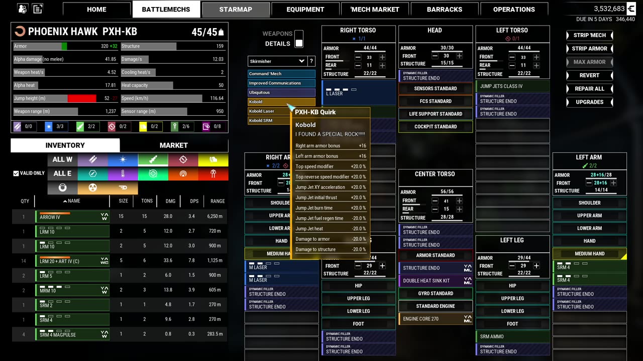 Modded MechWarrior 5 Mercs, YAML+