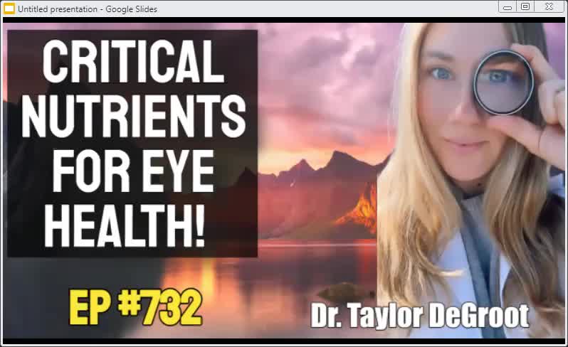 Dr. Taylor DeGroot - Getting To The Root Cause of ALL Eye & Vision Problems!