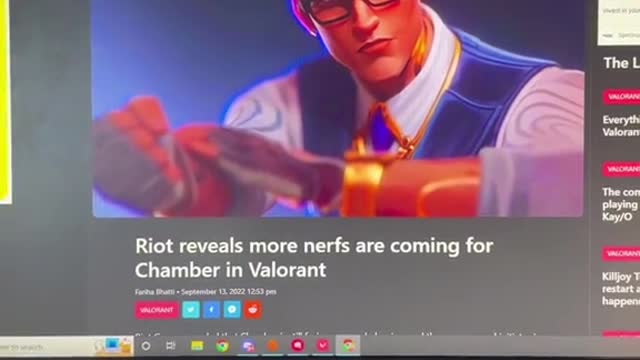 1_They really decided chamber needed more nerfs #valorant #chamber