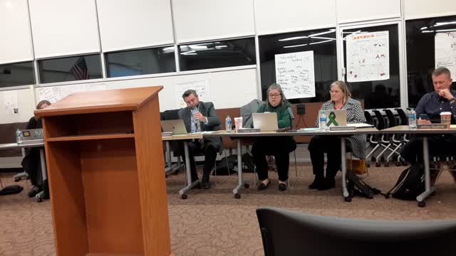 Board Communication section of KHPS 2022-12-12 Board Meeting