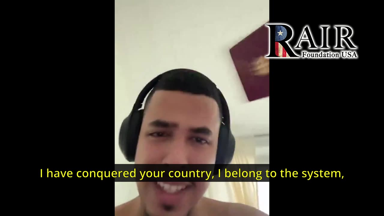 Migrant mocks Germans after getting passport