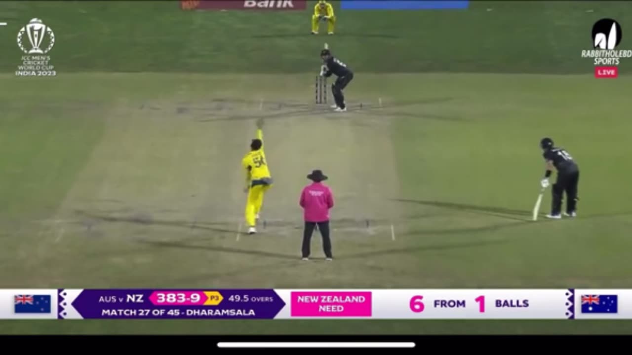 Aus vs NZ last ball thriller 🔥