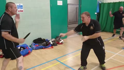 Knife Sparring with Tony and Geoff