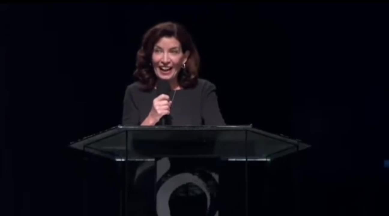⚫V059. NY Dem Gov Hochul Calls vaccinated is Gods will