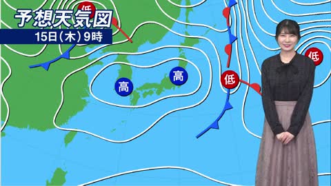 お天気キャスター解説 4月15日(木)の天気