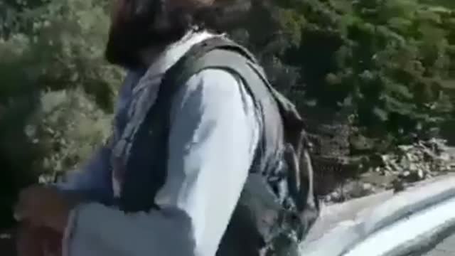 short video Afghan Taliban fighters in panjshir