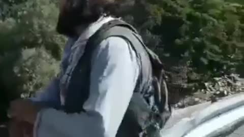 short video Afghan Taliban fighters in panjshir