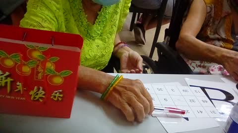 Grandma Hope Church Senior Bingo