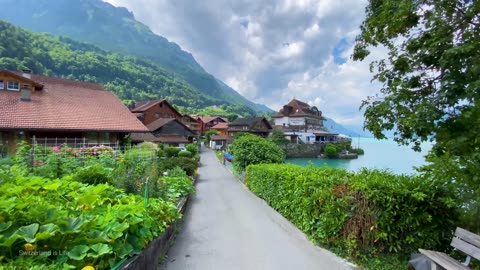 The most beautiful Swiss village 🇨🇭 magical summer day