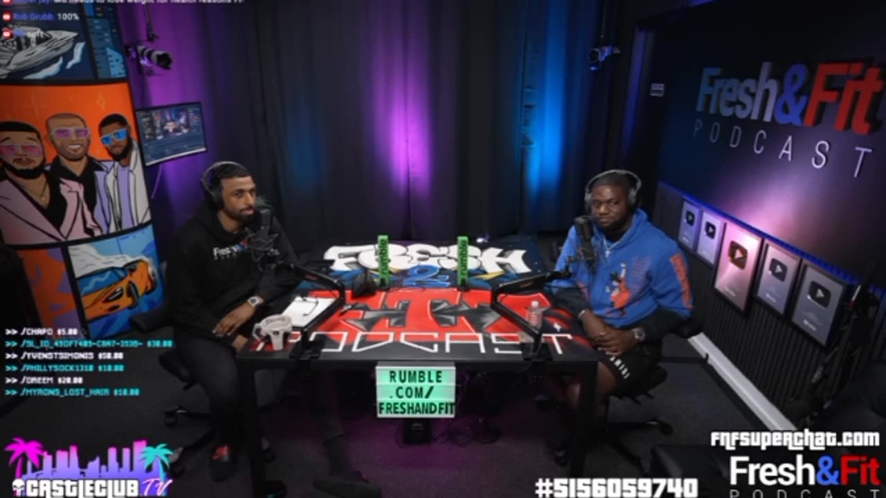 FreshandFit How Do You Feel Myron About Fresh And Chris Not Bring Fit w/ Caller