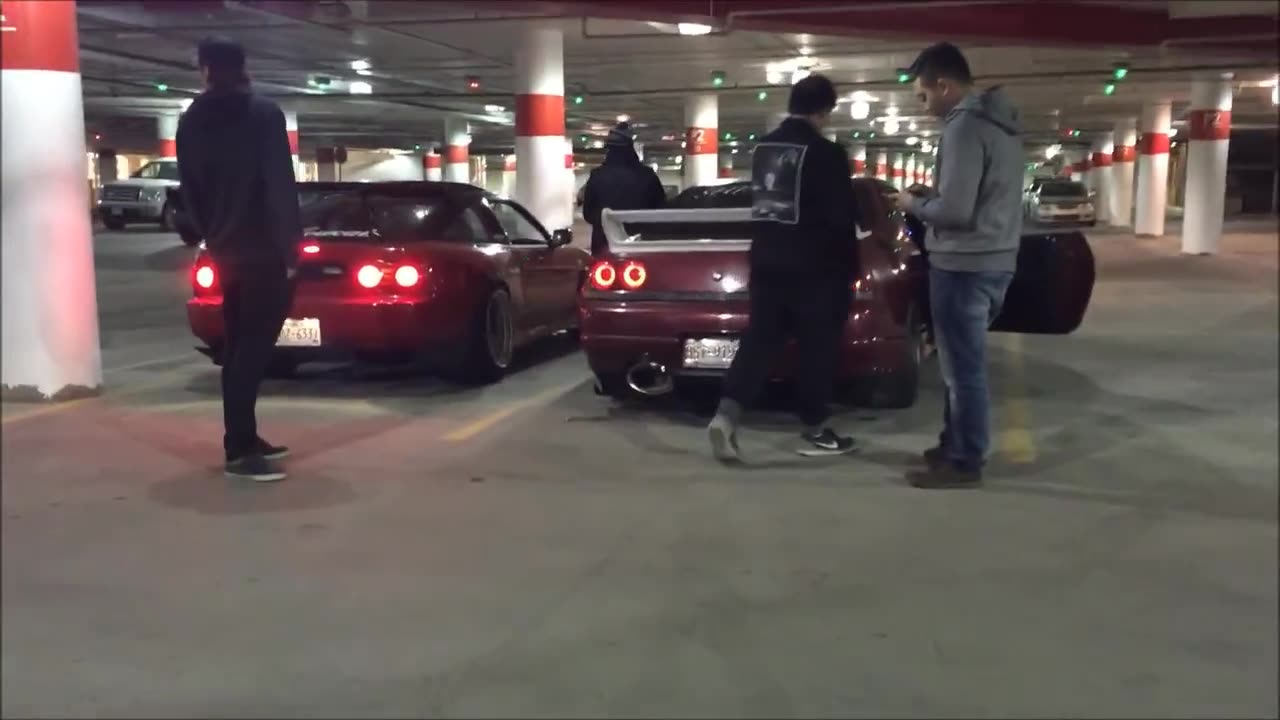 Late Night JDM Car Squad Hanging