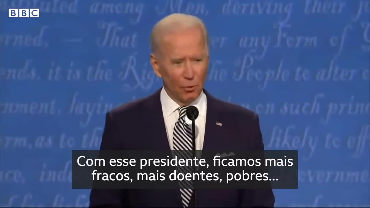 'Cala a boca, cara': Trump e Biden fazem debate caótico