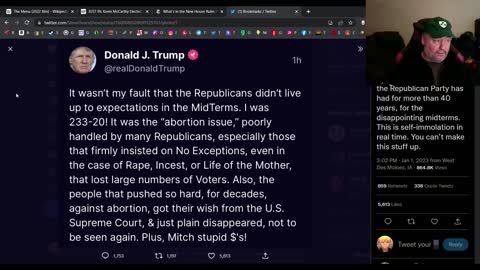 Trump blames Pro-Lifers for midterms