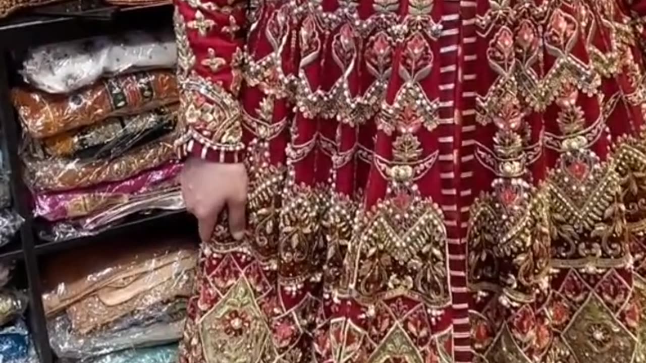 Handmade bridal frock