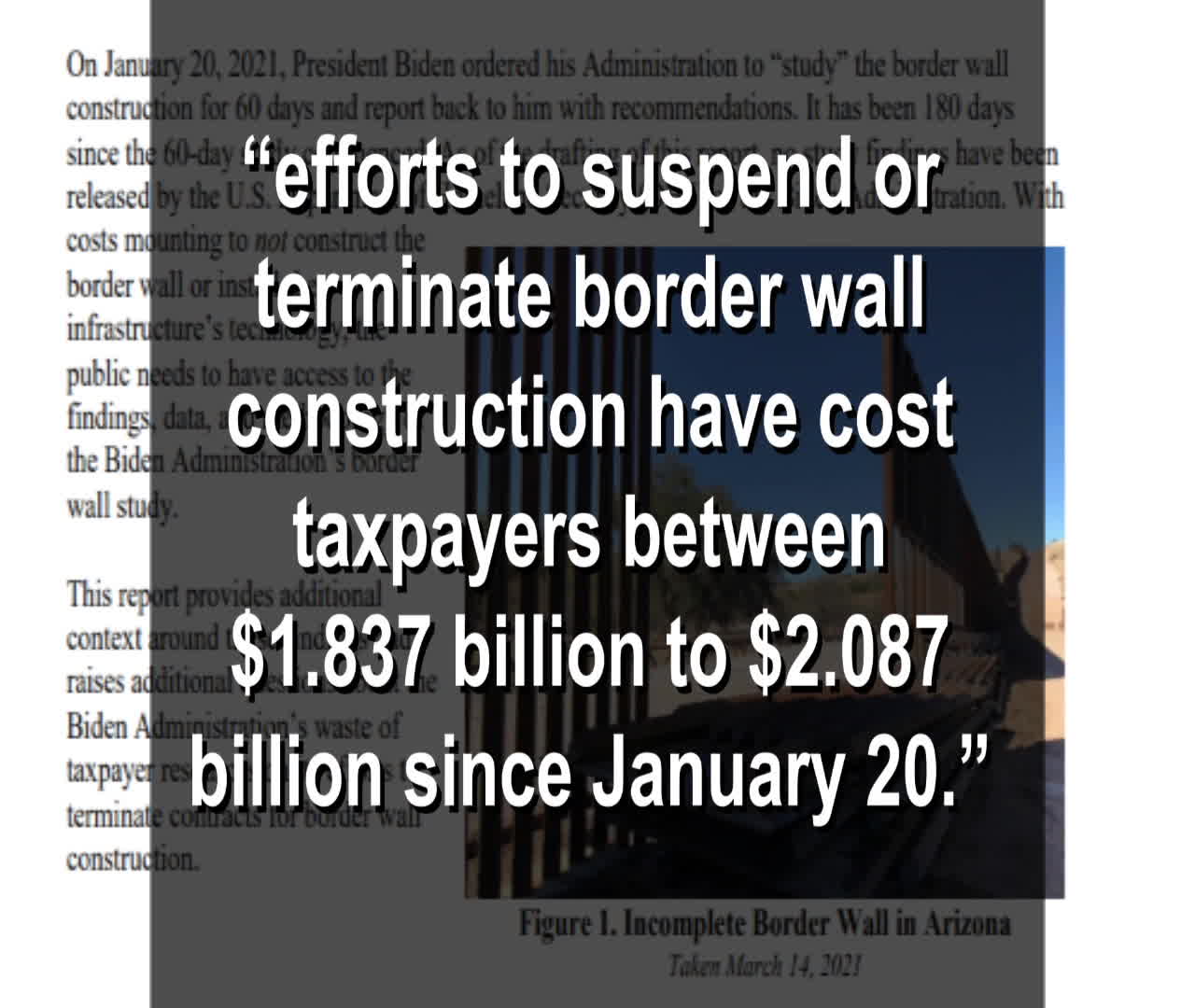 Senator Lankford gives staggering numbers on waste surrounding halted Trump-era border wall project