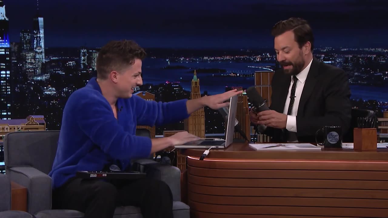 Charlie Puth Creates an Original Beat on the Spot With a Mug and a Spoon | The Tonight Show