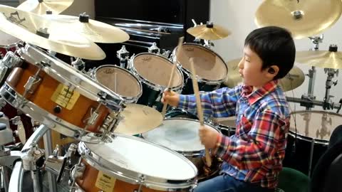 BABY SHARK DANCE | Drum cover | Amazing Child Drummer