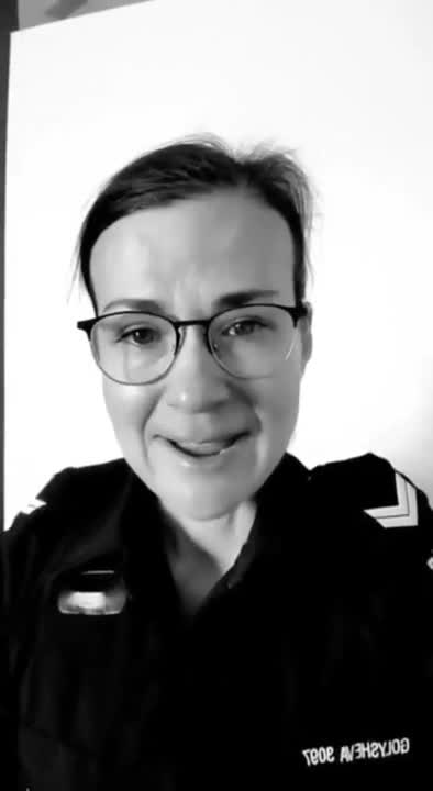Policewoman who moved to Canada for freedom sends a message .