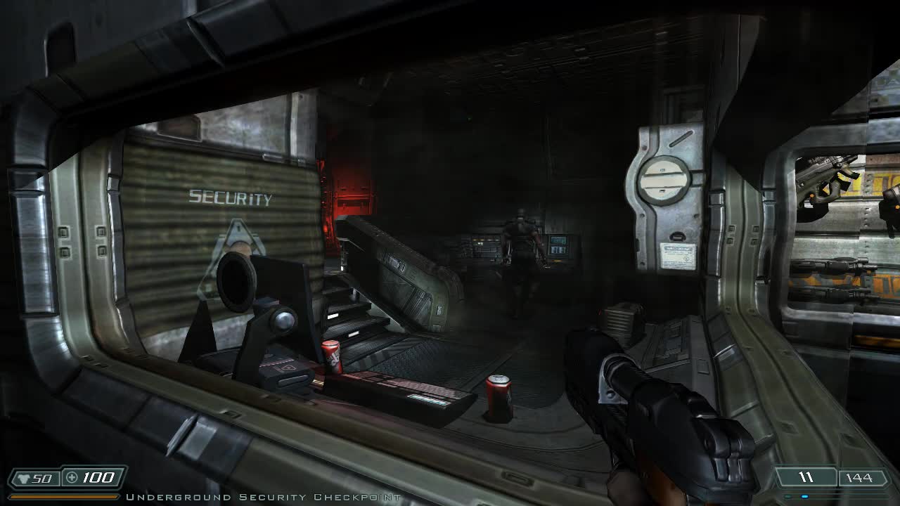 Doom 3 BFG Edition, Playthrough, Level 1