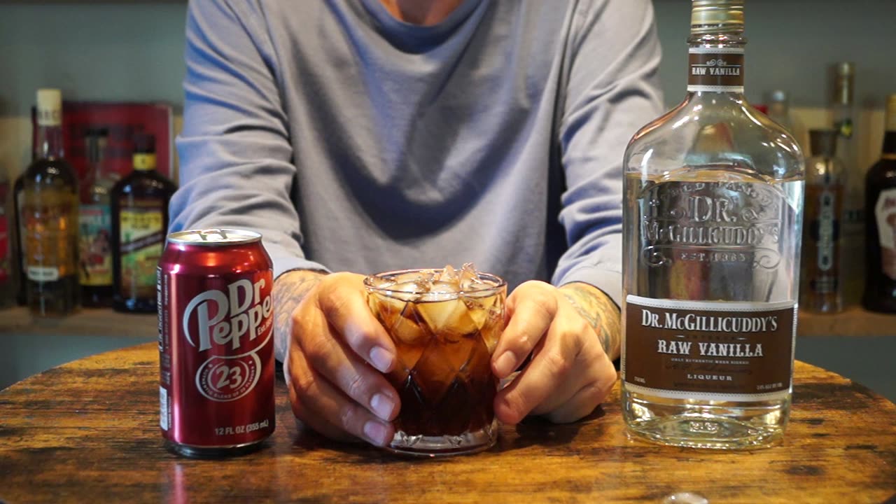 Dr McGillicuddy's Raw Vanilla Liqueur & Dr Pepper