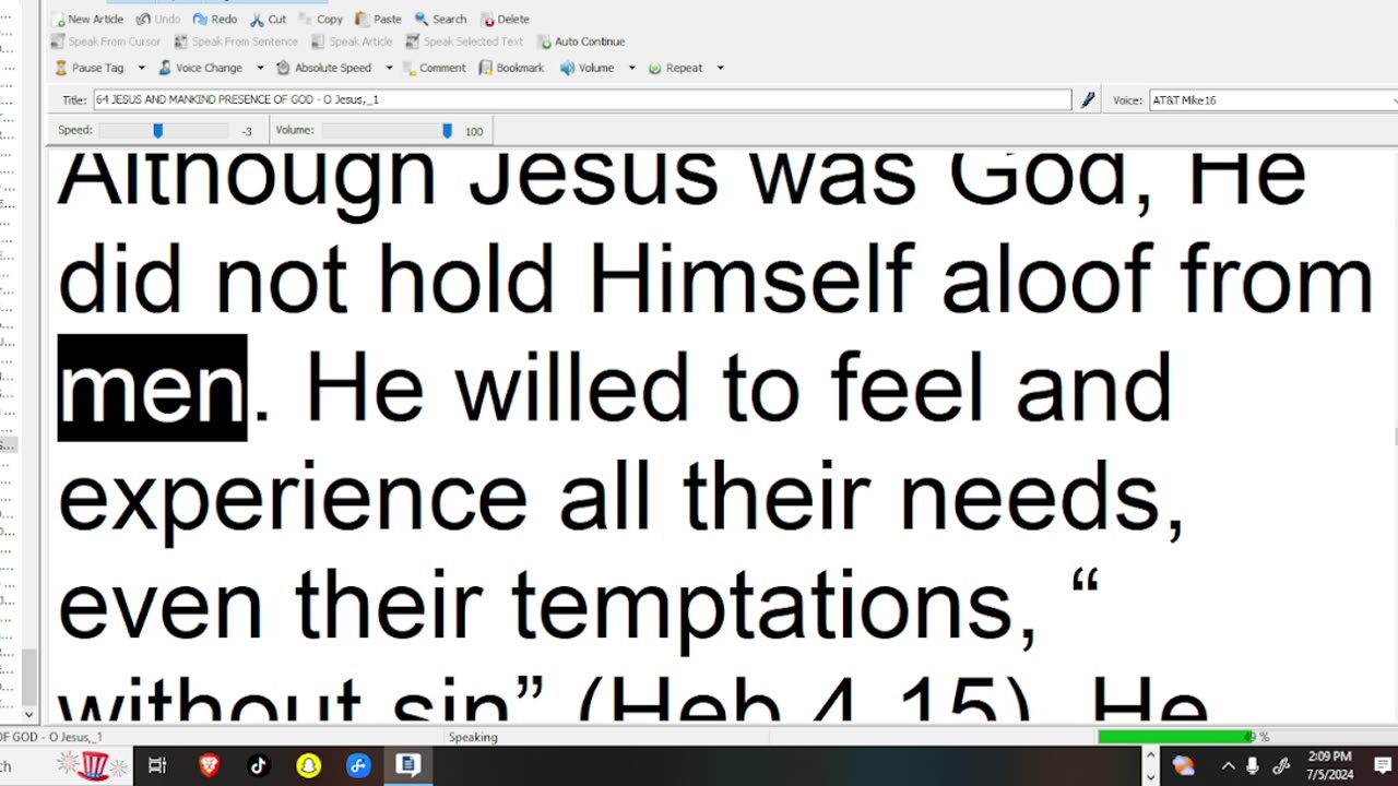 64 JESUS AND MANKIND