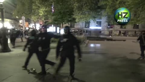 French election resulted - by the vote counters.