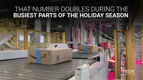 Inside An Amazon Warehouse On Cyber Monday