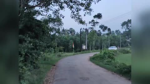 Riding road view