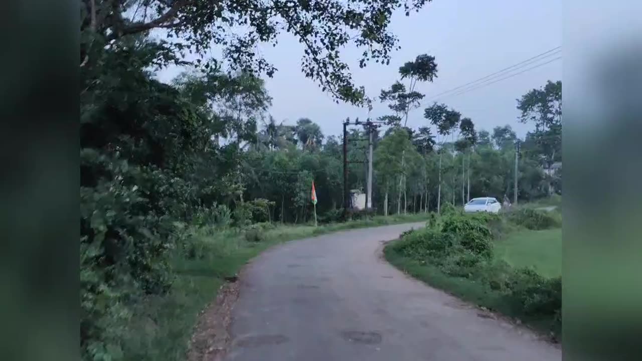 Riding road view