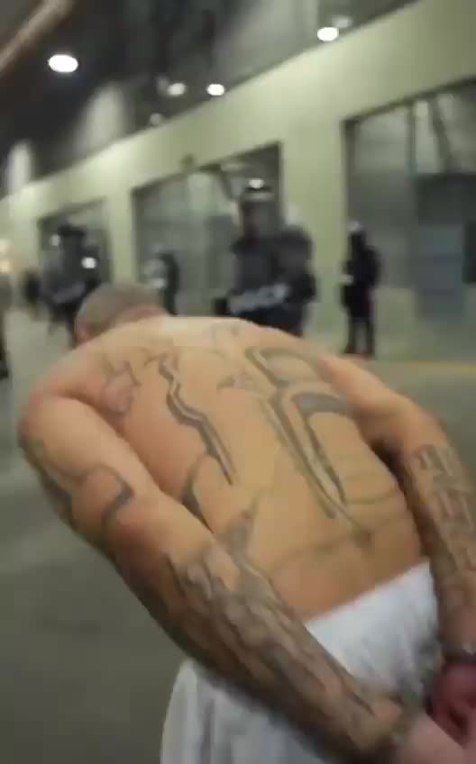 This is CECOT, a MEGA prison in El Salvador