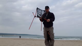 Trekology camping chair . Bournemouth beach