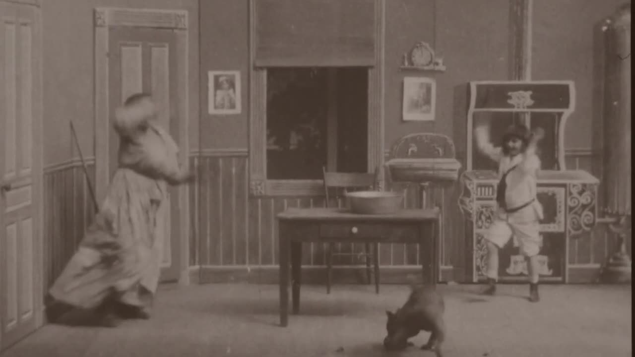 Buster's Joke (1903 Original Black & White Film)