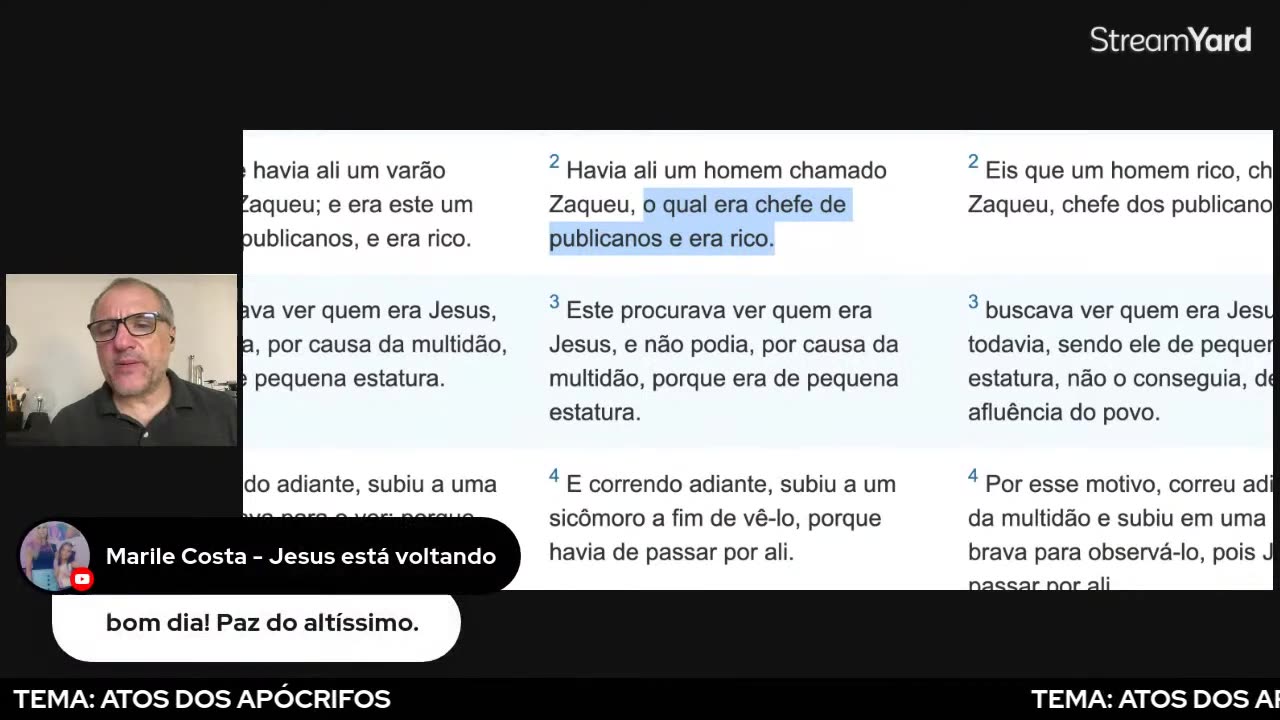 A Chave da Ciência - TLGpAtbjmEw - ATOS DOS APÓCRIFOS 7 REUNIÃO com INSCRITOS