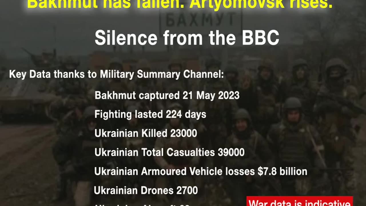 Panic And Denial As Bakhmut Falls - UK Column News - 22nd May 2023