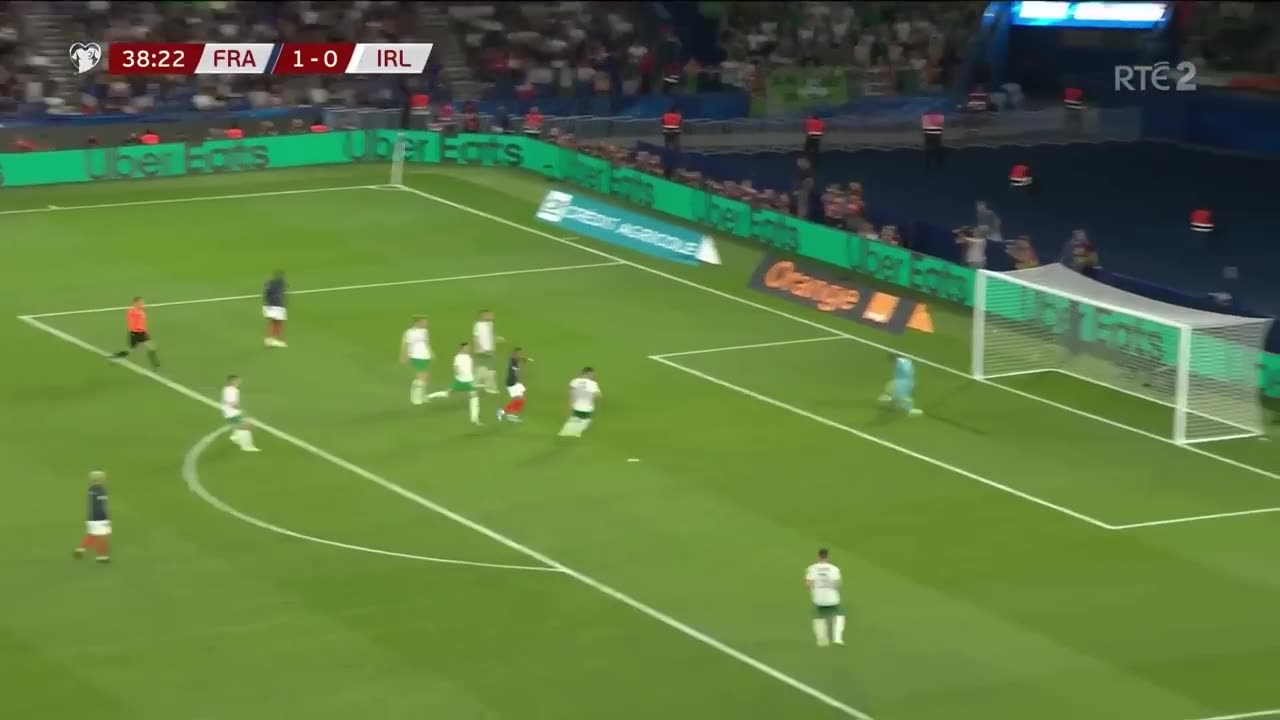 All the goals France vs Ireland