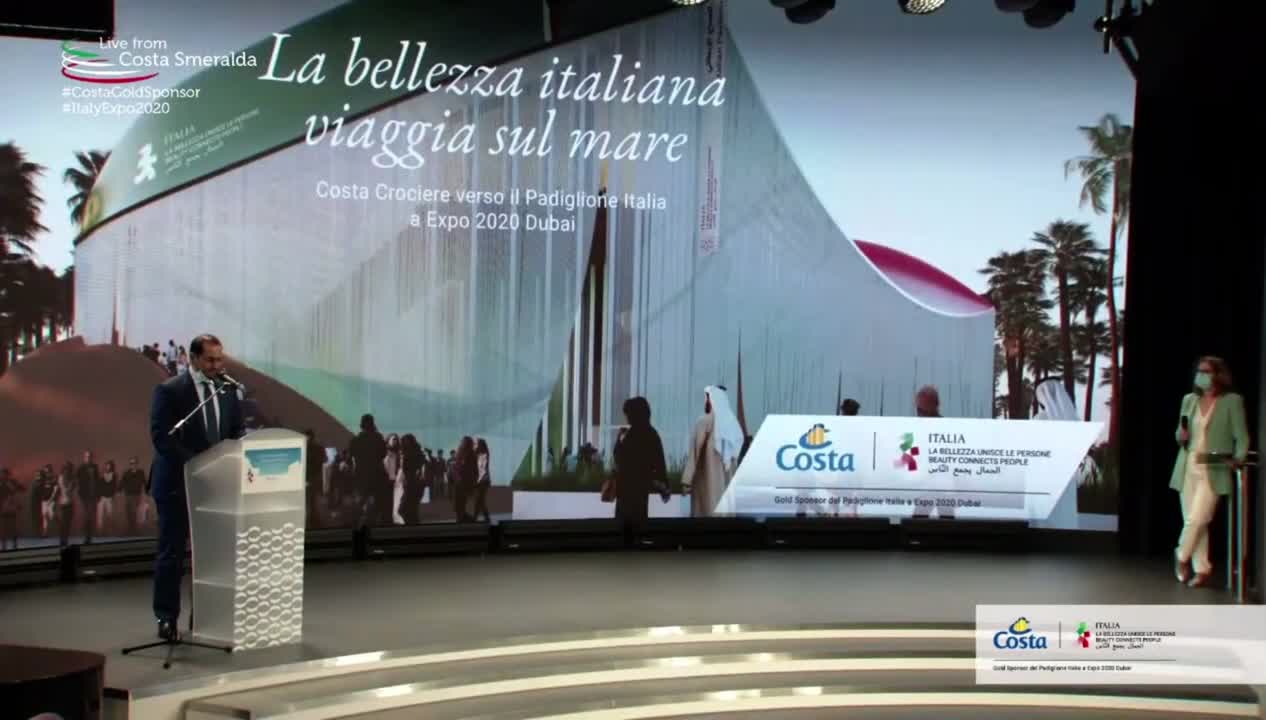 Costa Crociere in rotta verso il Padiglione Italia a Expo Dubai - S.E. Omar Obaid Alshamsi