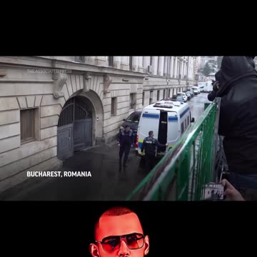 Tate detained in Romania, handed UK arrest warrant, his spokesperson says