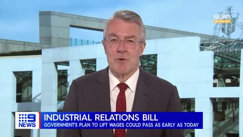 Government's controversial bill to lift wages could become law from today _ 9 News Australia