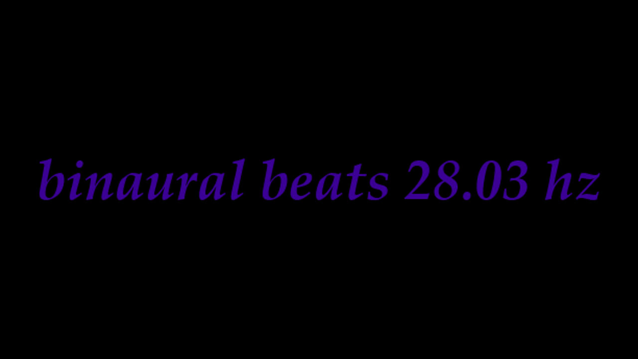 binaural beats 28.03 hz