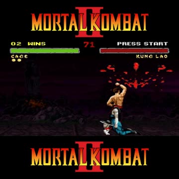 MK2 Johnny Cage knock off multiple heads fatality 👀 #shorts