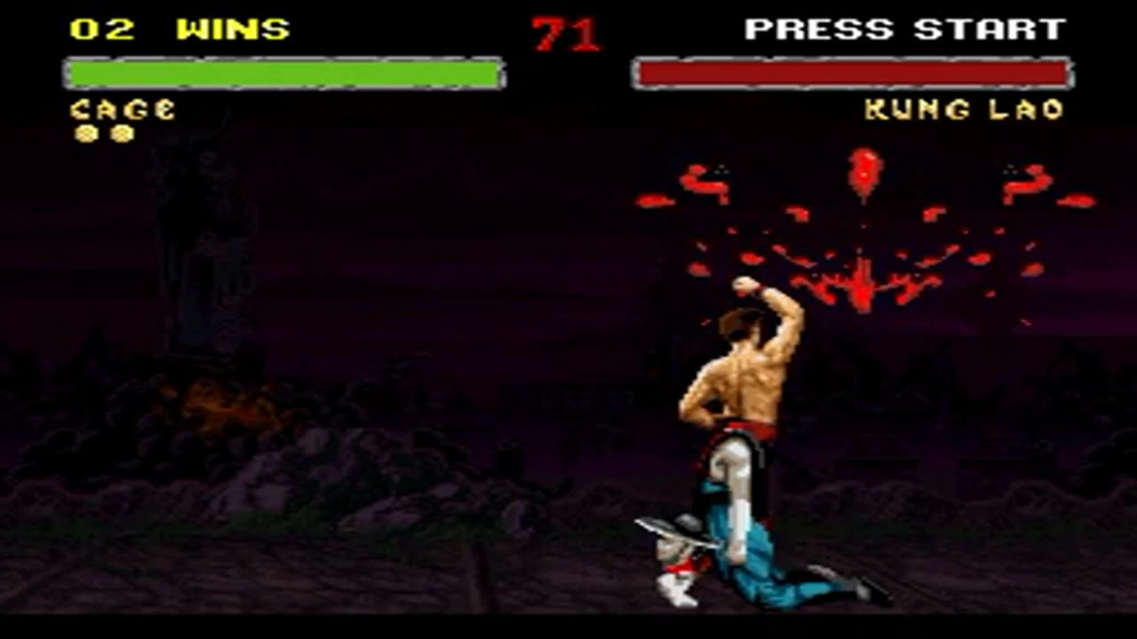MK2 Johnny Cage knock off multiple heads fatality 👀 #shorts