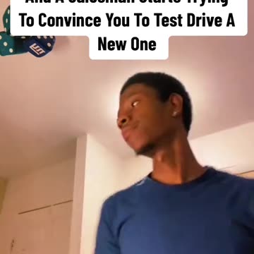 Going To Dealership To Service Car And Salesman Is Trying To Convince You To Test Drive A New One