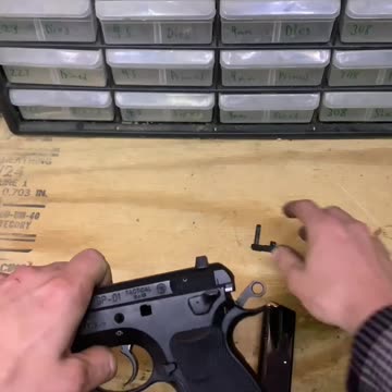 CZ 75 SP-01 9mm Field Strip