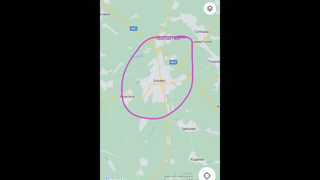 Artemovsk (Bakhmut) reported taken by the Russian side.