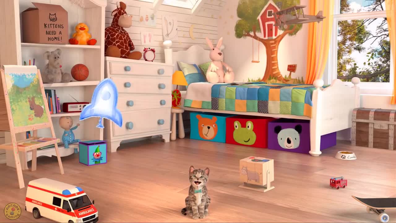 Play Little Kitten My Favorite Cat Pet Care Game