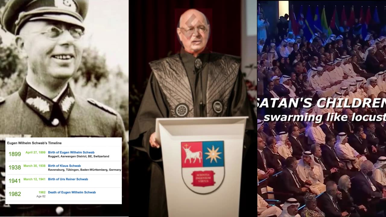 Klaus Schwab Nazi Occult Order of The Black Sun