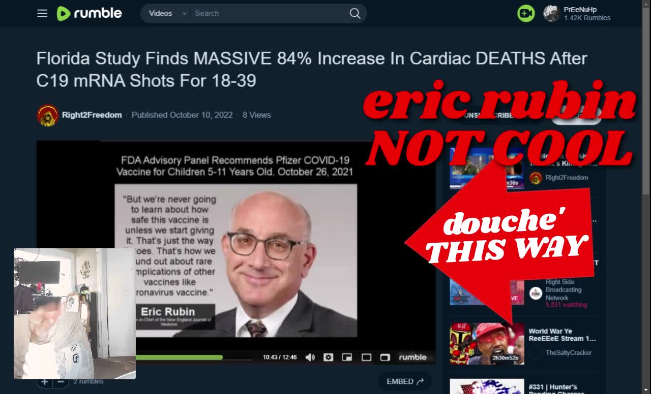 FDA AND ERIC RUBIN SUCK HARD! Who's Eric Rubin?