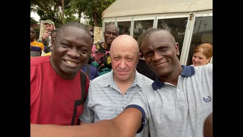 The last photos of Yevgeny Prigozhin, taken in the Central African Republic before his death