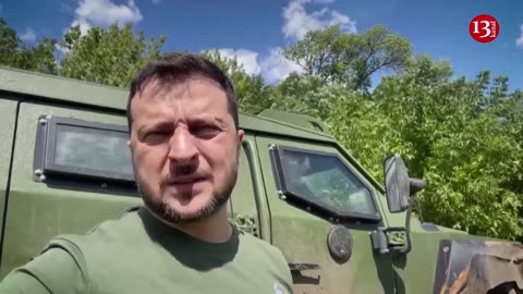 Zelenskiy takes selfies at gas station in eastern Donetsk region